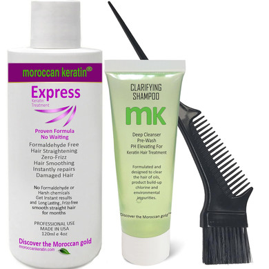 Blowout Brazilian Keratin Hair Treatment Proven Formula 120Ml Straightening Smoothing Repairing Formaldehyde-Free Sin-Formol Proven Tested All Hair Types