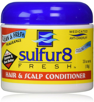 Sulfur 8 Fresh Medicated Anti-Dandruff Hair & Scalp Conditioner 3.8 Oz