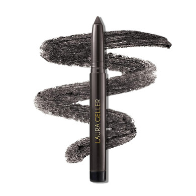 Laura Geller New York Kajal Longwear Kohl Eyeliner Pencil - Deep Charcoal Kohl - Caffeine And Vitamin E - Smooth & Blendable Liner - Built-In Sharpener