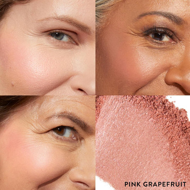 Laura Geller New York Baked Blush-N-Brighten Marbleized Blush For Cheeks - Ethereal Rose - Natural Finish - Buildable Color