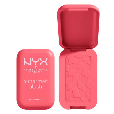 Nyx Professional Makeup Buttermelt Powder Blush, Fade And Transfer-Resistant Blush, Up To 12Hr Make Up Wear, Vegan Formula - Butta Than Before