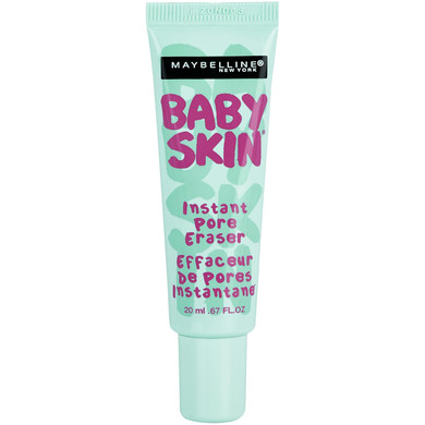 Maybelline Baby Skin Instant Pore Eraser Primer Makeup, Clear, 2 Count