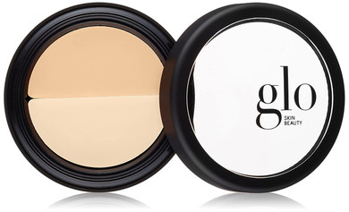Glo Skin Beauty Under Eye Concealer Makeup With Duo Shades For Custom Blending - Corrects & Conceals Dark Circles & Redness - Buildable Longwearing Coverage (Tawny)