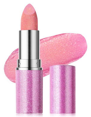 Erinde Glitter Shine Lipstick, Pearl Diamond Shimmery Creamy Lipcolor, Hydrating Glimmer Finish Lipsticks With Creamy Texture, Long Lasting High Pigmented Metallic Lip Stick Lip Stain, 04 Dark Rose