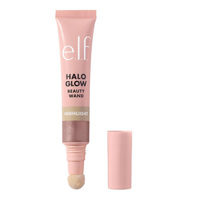 E.L.F. Halo Glow Highlight Beauty Wand, Liquid Highlighter Wand For Luminous, Glowing Skin, Buildable Formula, Vegan & Cruelty-Free, Rose Quartzrose Quartz