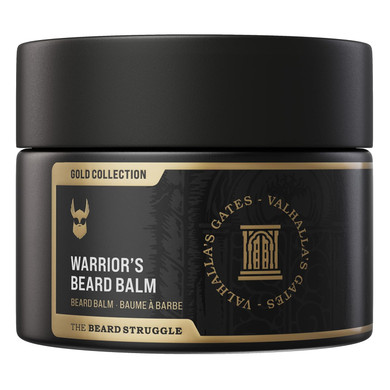 The Beard Struggle WarriorS Beard Balm - Gold Collection, Hoenir'S Poem - Non-Greasy Low-Hold Formula, Luxurious Cologne-Grade Fragrances 100% Natural And Plant-Based Ingredients - 50G