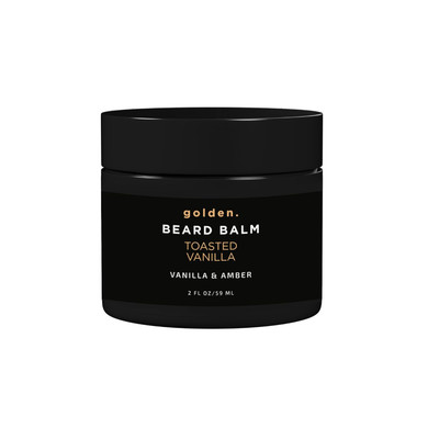 Golden Grooming Beard Wax | Strong Hold & Deep Conditioning For A Well-Groomed Beard | Signature Scent, 2Oz