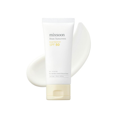 Mixsoon Bean Sunscreen 1.69 Fl. Oz. / 50Ml Spf 50 Airy Texture Type Lightweight No White Cast For Face Korean Glass Skin Care