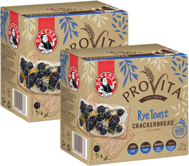 Bakers Provita - Crackerbread Rye 125G2