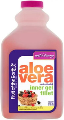 Fruit Of The Earth Fruit Aloe Vera Juice, Wild Berry, 32 Oz