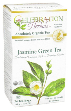 Green Tea Jasmine Premium Organic24 Bagcelebration Herbals