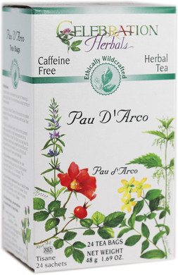 Celebration Herbals Pau D'Arco Tea Bags Wc 24 Count