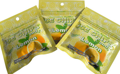 New! Ice Chips Candy In Re-Sealable Pouches (Sour Apple, 6-Pack)