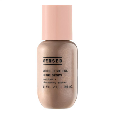 Versed Mood Lighting Luminizing Glow Drops, Sheer Bronzed - Liquid Highlight & Bronzing Drops With Illuminating Light-Reflecting Pigments - Antioxidants & Hydrating Hyaluronic Acid - Vegan (1 Fl Oz)Sheer Bronzed