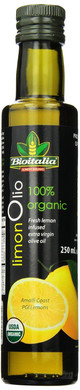Bioitalia Olive Oil, Lemon, 8.45 Ounce