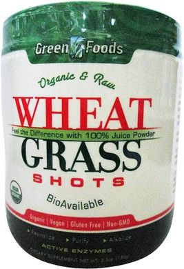 Green Foods Organic And Raw Wheat Grass Shots - 5.3 Oz