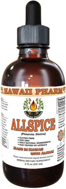 Hawaiipharm Allspice Liquid Extract, Organic Allspice (Pimenta Dioica) Tincture 2X32 Oz Unfiltered