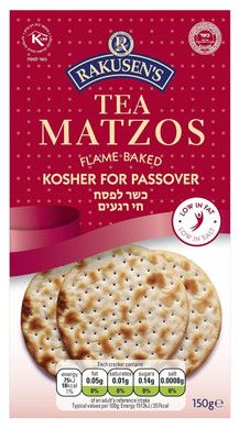 Rakusens Tea Matzos, 150 Gr