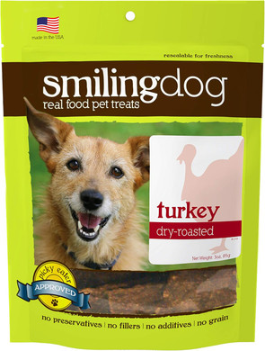 Herbsmith Smiling Dog Treats  Dry Roasted Turkey  ThatS 100% It  Bundle 4
