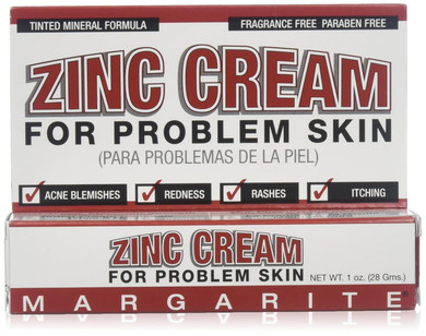 Margarite Cosmetics Zinc Cream, 1 Oz (2 Pack)