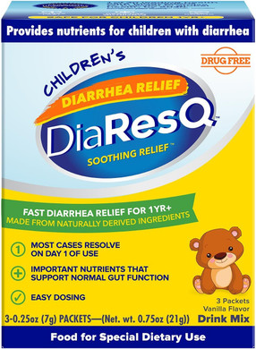 Diaresq Childrens Soothing Diarrhea Relief - 3 Packets