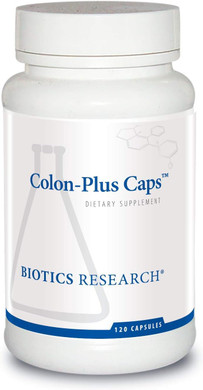Biotics Research Colon Plus Caps Fiber Capsule, Digestive Health, Soluble, Insoluble Fiber, Laxative, Relieve Constipation, Regularity, Heart Health, Microbial Balance, Gut Flora 120 Capsules