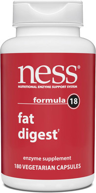 Ness Enzymes- Fat Digest #18 180 Caps