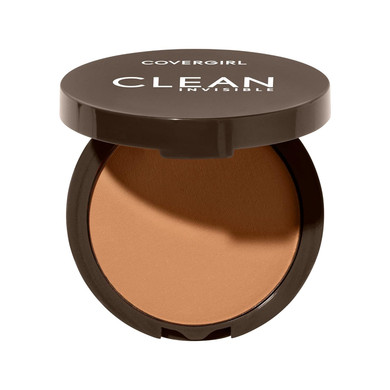 Covergirl Clean Invisible Pressed Powder, Lightweight, Breathable, Vegan Formula, Warm Nude 158, 0.38Oz158 - Warm Nude0.38 Ounce (Pack Of 1)
