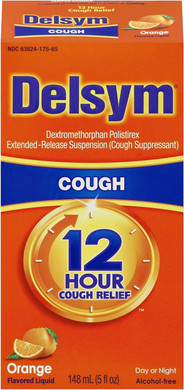 Delsym 12 Hour Cough Suppressant Liquid-Orange-5 Oz
