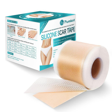 Silicone Scar Sheets, Silicone Scar Tape(1.6 X 120 Roll-3M), Scar Removal Away Patches For Surgical Scars, Keloid Bump, C-Section, Burn Et