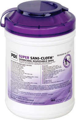 Super Sani-Cloth Large Wipe 160 Wipes