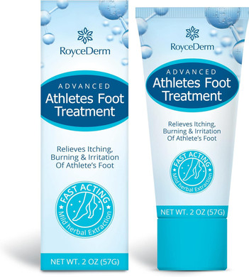 Roycederm Extra Strength Athletes Foot Treatment Cream - Powerful Antifungal Relief For Itching And Burning - Suitable For Men And Women