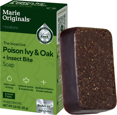 Marie'S Original Poison Ivy Soap Bar | All Natural Poison Ivy Treatment | Anti-Itch Skin Cleanser Bar Wash For Poison Ivy, Poison Oak & Sumac | Removes Oils, Soothes & Relieves Rashes | 2.9 Ounces
