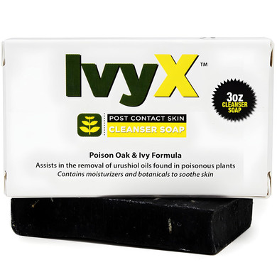 Coretex Ivy X Post-Contact Poison Ivy Cleanser Soap Bar (Large) - 3Oz Bar Of Usa-Made Relief Soap To Remove The Itch Before It Starts - Also Works On Poison Oak & Sumac Oils