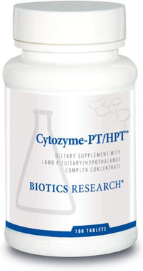 Biotics Research Cytozyme Pt Hpt Lamb Pituitary/Hypothalamus Complex, Supports Function Of The Pituitary Gland And Hypothalamus, Adrenal Health, Brain Boost 60 Tablets
