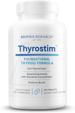 Biotics Research ThyrostimEndocrine & Thyroid Support For Women & MenSupplement Balance Thyroid Hormones, Supports Thyroid Gland, Boost Metabolism, Aid Digestion & Nervous System270 Tablets