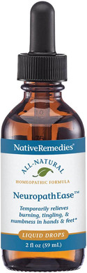 Native Remedies Neuropathease - Temporarily Relieves Burning, Tingling And Numbness In Hands And Feet - 59 Ml