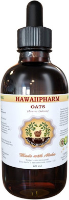 Oat Straw, (Avena Sativa) Oatstraw Liquid Extract, Tincture, Herbal Supplement, Hawaii Pharm, Made In Usa, 2X32 Fl.Oz