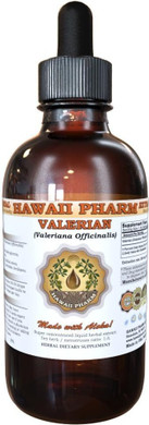 Hawaiipharm Valerian Liquid Extract, Organic Valerian (Valeriana Officinalis) Dried Root Tincture, Herbal Supplement, Made In Usa, 2 Fl.Oz