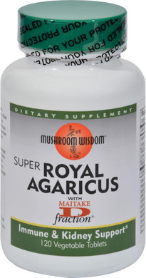 Mushroom Wisdom Super Royal Agaricus - 120 Cap