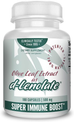 East Park Olive Leaf Extract (Ole) Super Strength D-Lenolate 500Mg | 18% Or More Oleuropein Immune System Booster | 60 Vegetarian Capsules (Non-Gmo)
