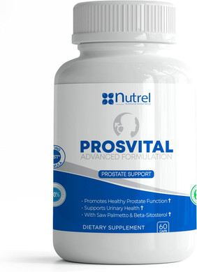 Nutrel Prosvital, Prostate Supplement For Men, 60 Capsules, Saw Palmetto And Beta Sitosterol, Promote Prostate Wellness
