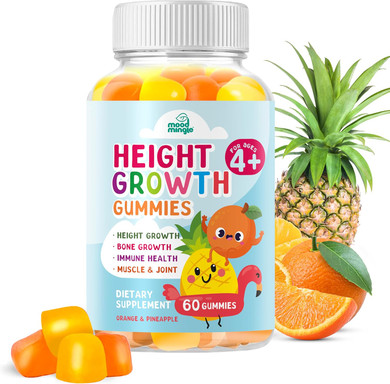 Height Growth Gummies Supplement - Kids Teens Height Increaser Maximizer Grow Taller Vitamins