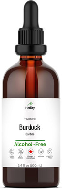 Burdock Root Tincture  Alcohol-Free Herbal Extract For Detox, Digestion & Antioxidant Support  Vegan, No Added Suga Supplement  3.4 Fl Oz (100 Ml)