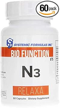 Systemic Formulas Bio Function N3 Relaxa 60 Capsules