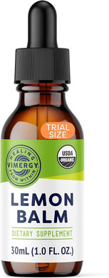 Vimergy Organic Lemon Balm Tincture Herbal Supplement  175 Mg Of 10:1 Lemon Balm Extract Per Serving, Can Be Used In Tea - Usda Certified Organic, Non-Gmo, Alcohol-Free  240 Ml (1 Ml/Serving)