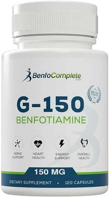 Benfotiamine 150Mg 120 Gelatin Capsules Per Bottle