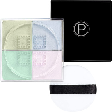 Refine + Perfect Color Corrector Setting Powder By Pure Cosmetics - 4 Shade Color Correcting Loose Matte Finishing Powders Brighten, Smooth, And Even Skin - Cruelty Free & Talc Freecolor Correcting
