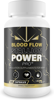 Blood Flow Stallion Power Pro - Horse Trick - Our Best Male Blood Flow Pills - Circulation Supplement For Men Blood Flow Natural Circulation Supplements Jevon Blood Flow 7 Plus Ingredient Formula