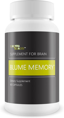 Blume Memory Supplement For Brain - Our Best Memory Improvement Supplement - Our Best Brain Focus And Memory Supplements For Women & Men - Memory Vitamins For Seniors - Memory Vitamins For Men & Women